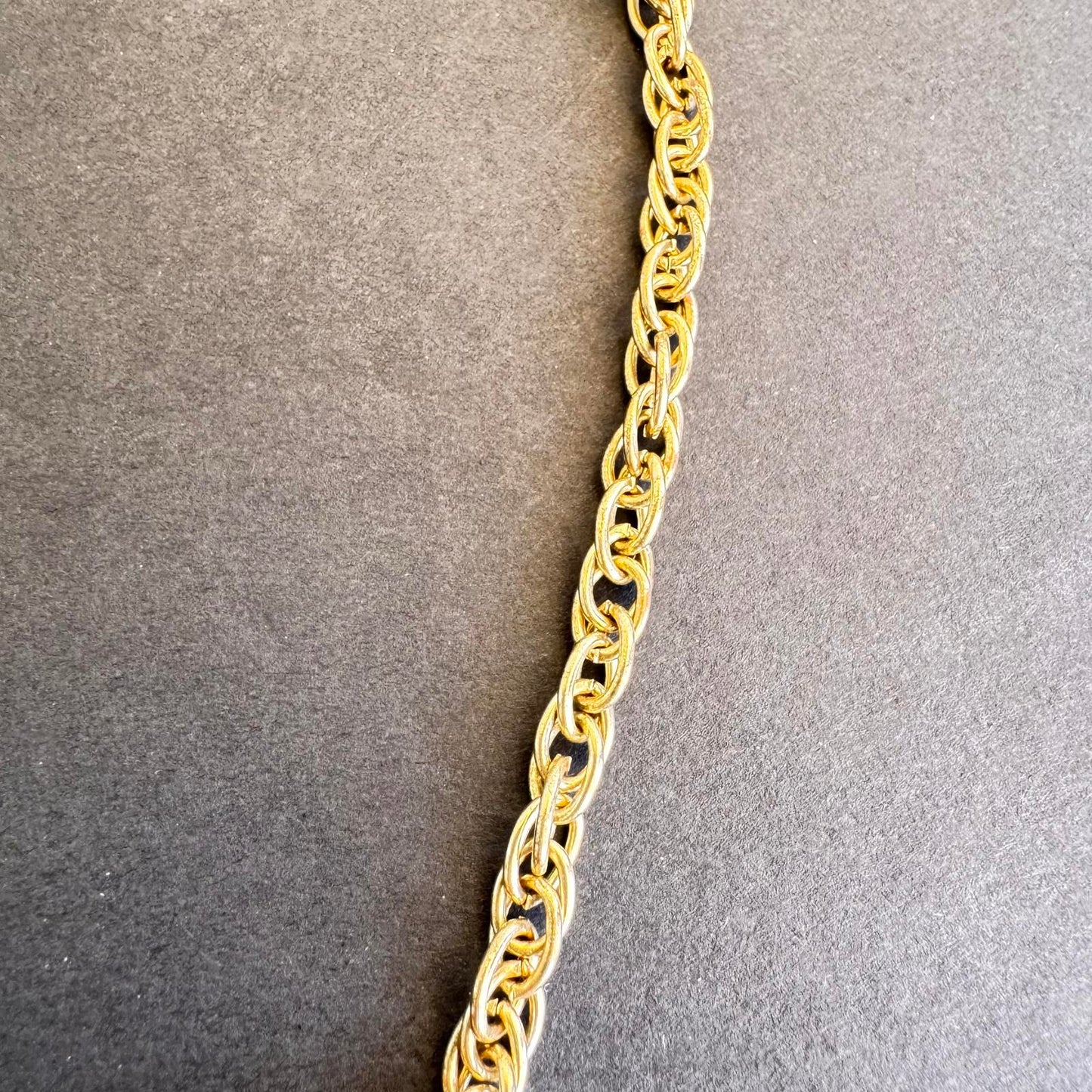 Handcrafted Floral Statement Necklace with Gold Tone Accents