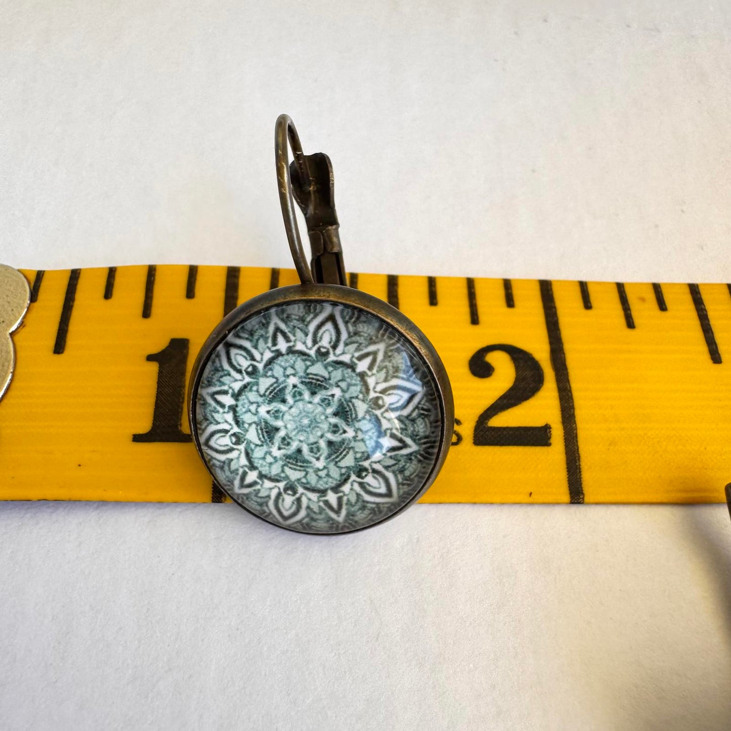 Handcrafted Mandala Design Earrings