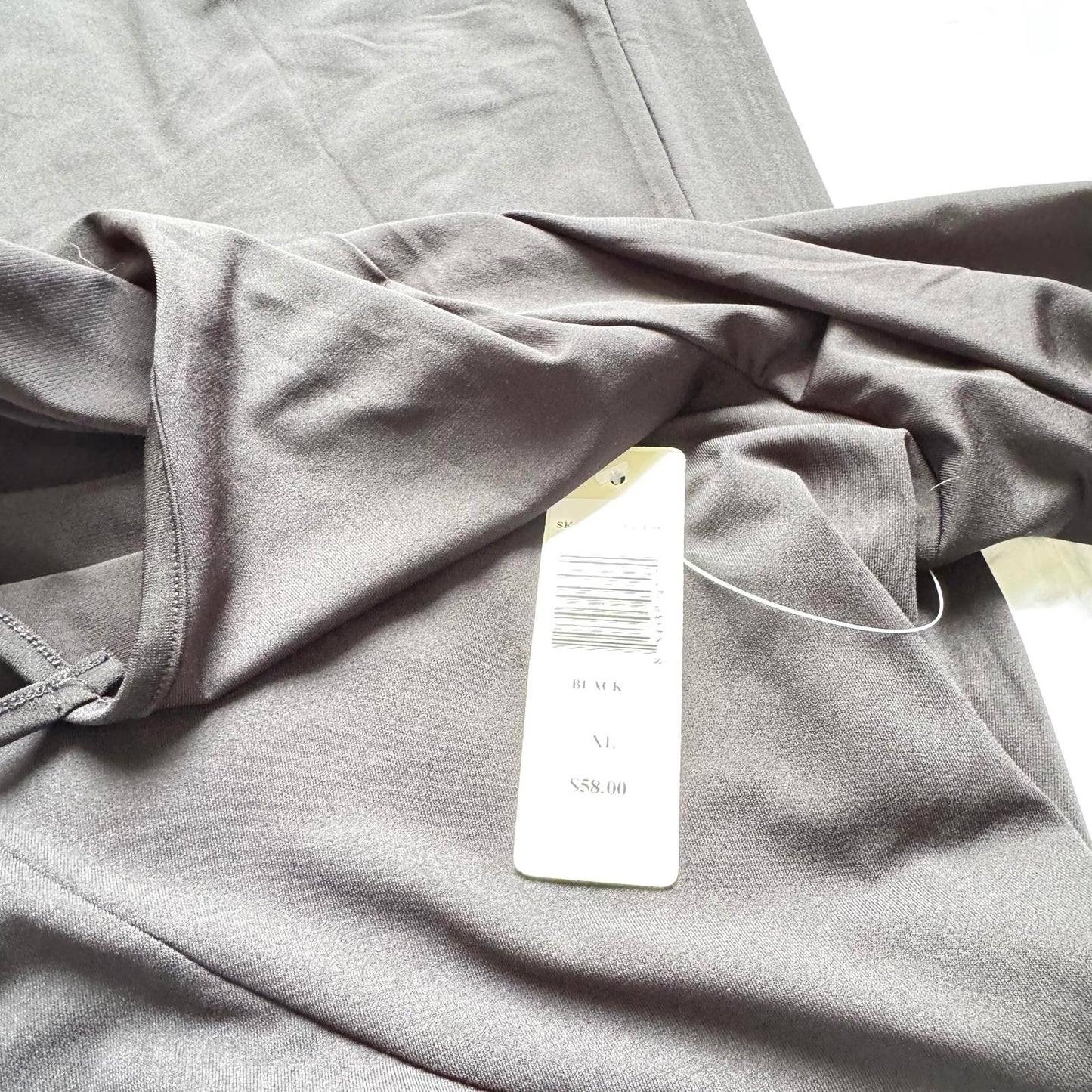 Elegant Black A-Line Dress with Bell Sleeves Sunny Leigh Size XL NWT