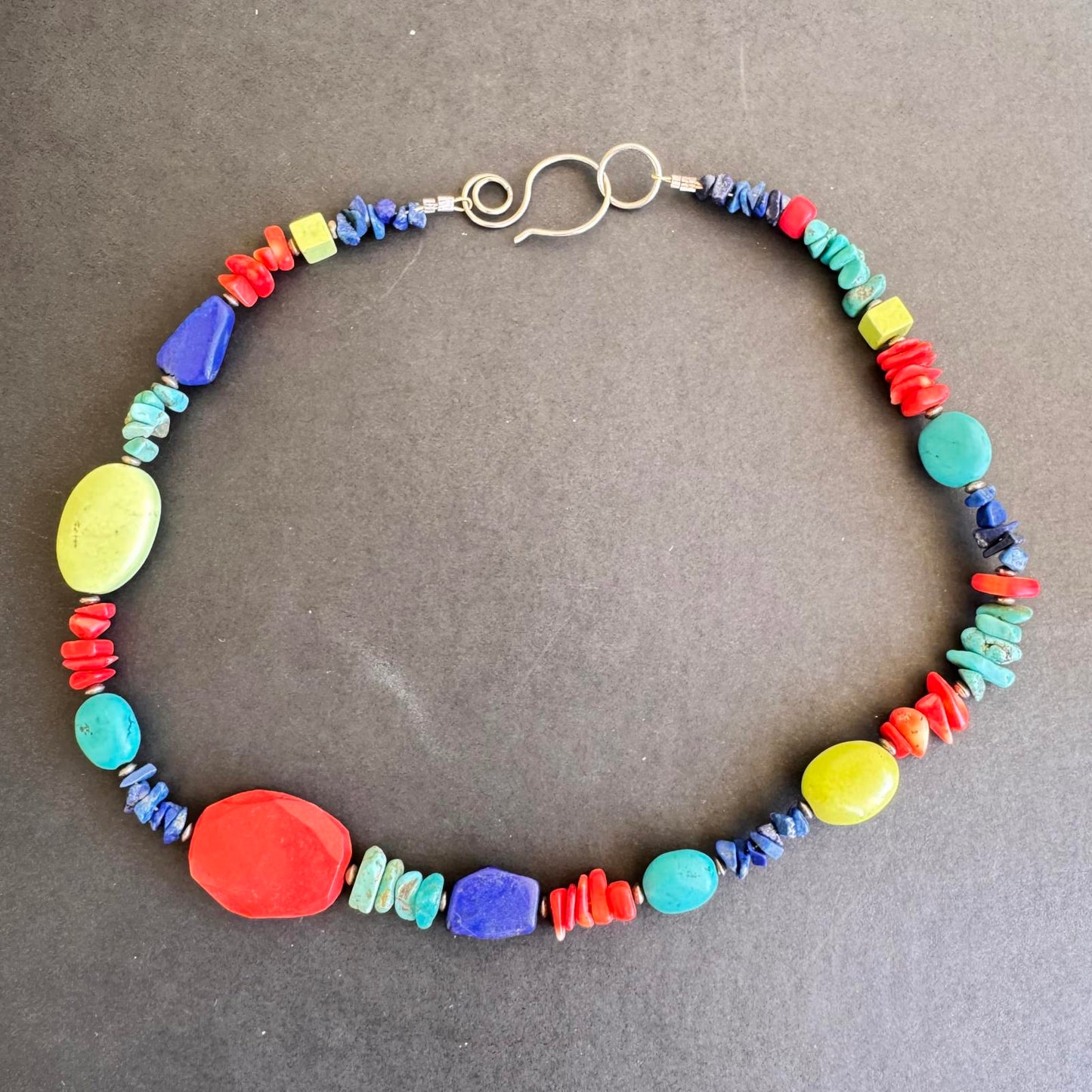 Colorful Multi-Stone Boho Necklace