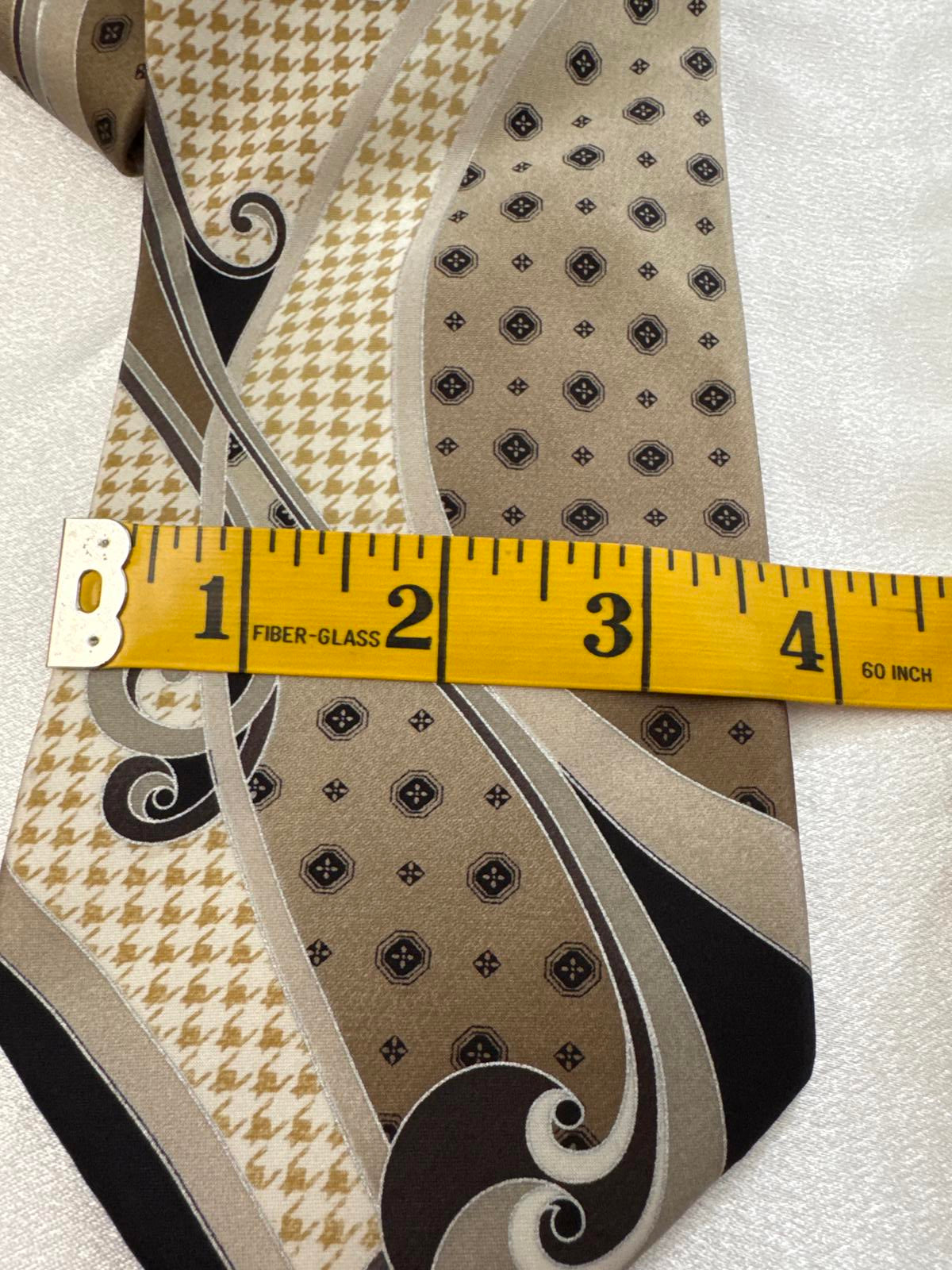 Her Moso Designer Silk Tie with Unique Pattern Silk