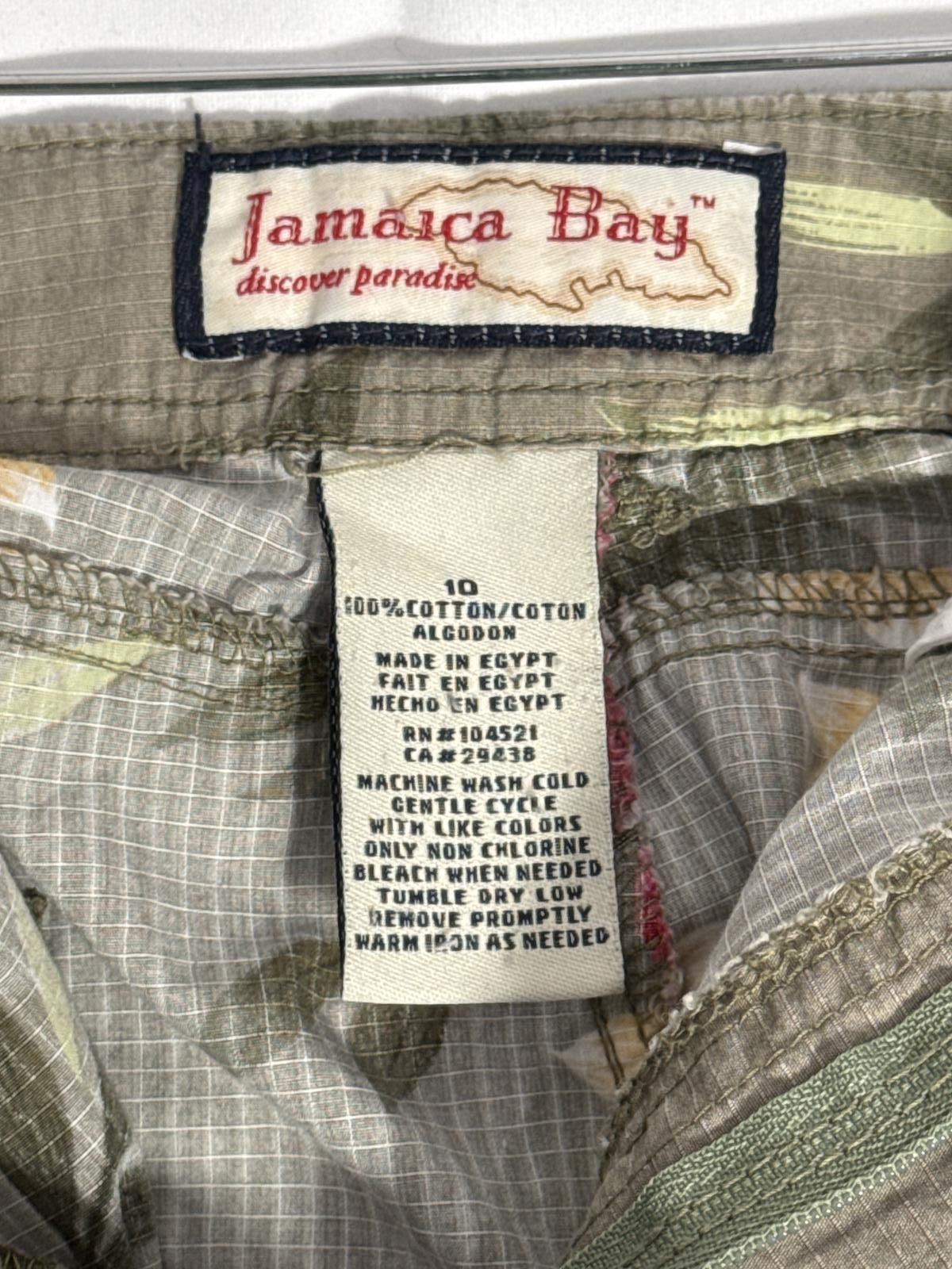 Tropical Floral Print Capris Pants Jamacia Bay Size 10 Spring Summer