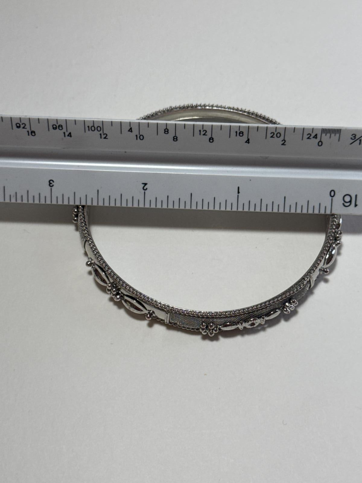 Set of Stylish Silver Tone Bangles BoHo Retro Fashion Jewelry
