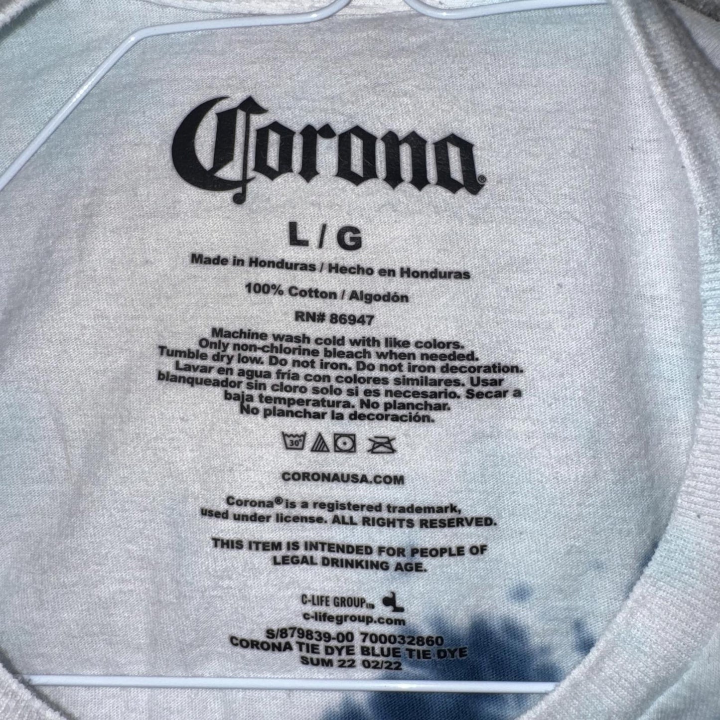 Corona Tie Dye Graphic Tee