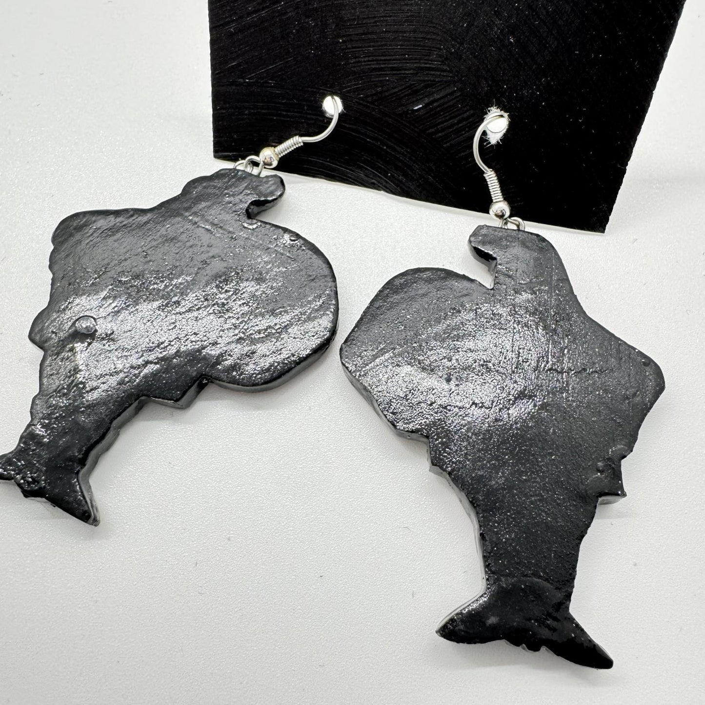 Handmade Santa Claus Boxing Earrings – Fun & Festive Holiday Jewelry