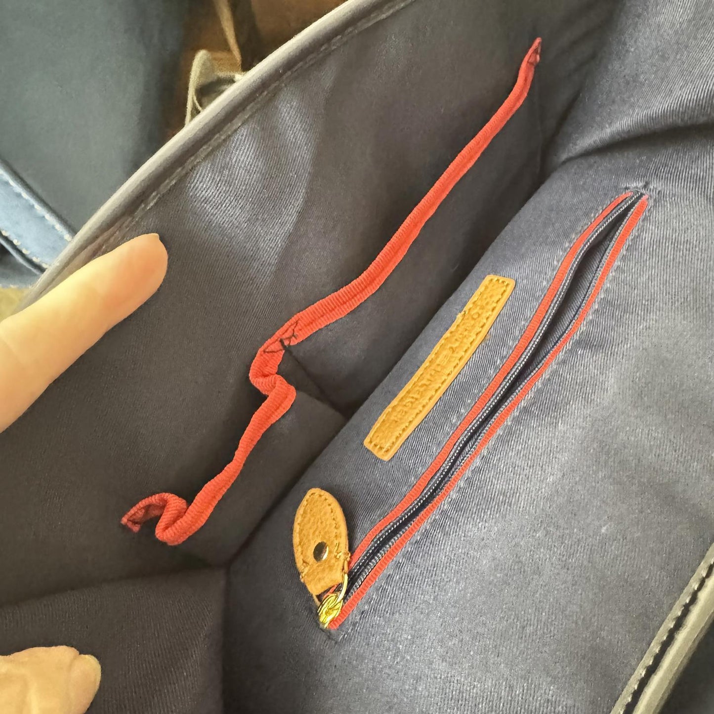 Stylish Tommy Hilfiger Striped Handbag