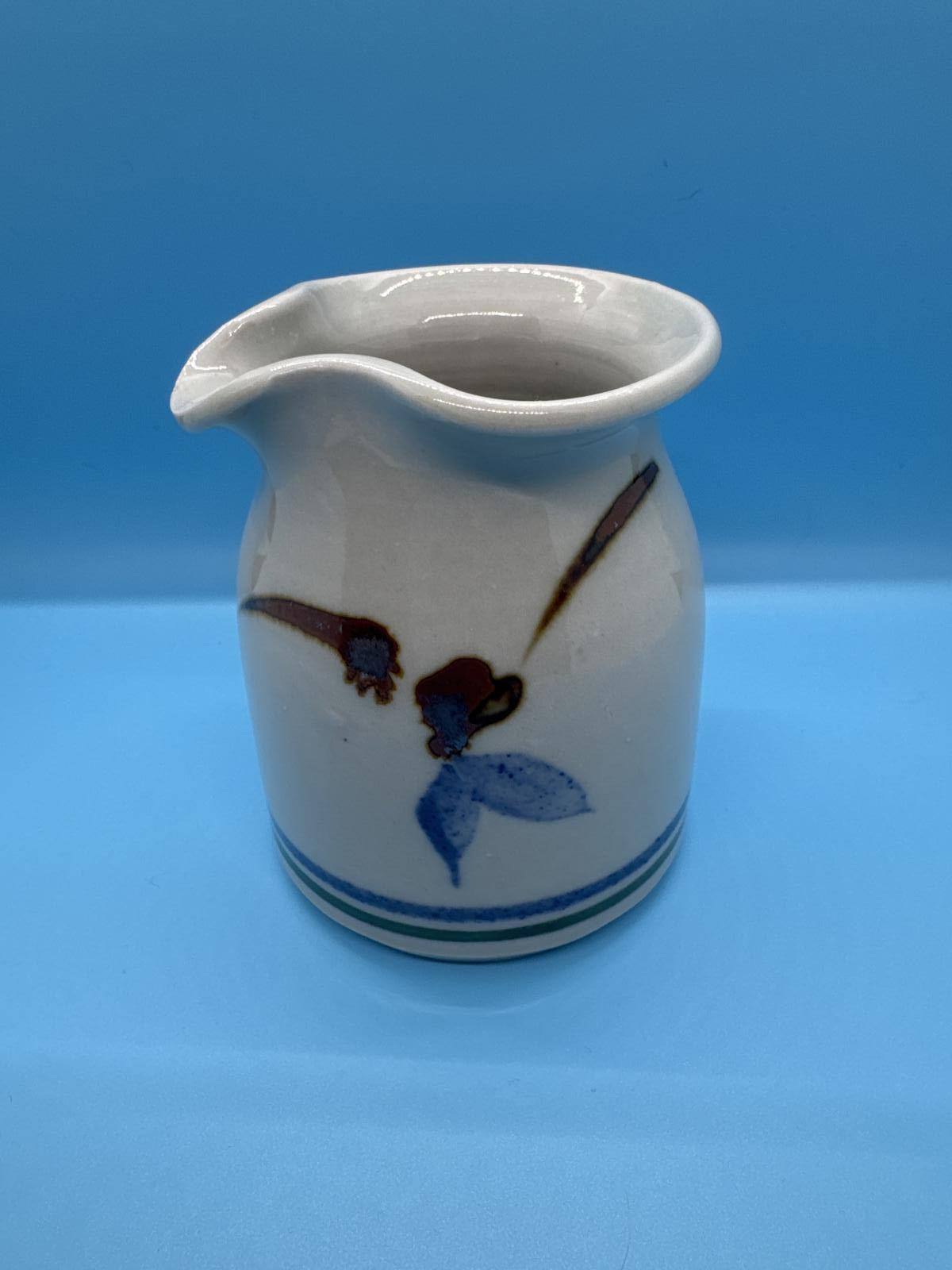 Vintage Handmade Pottery Set: Honey Pot, Cream & Sugar, Soy Karaf - Unique Piece