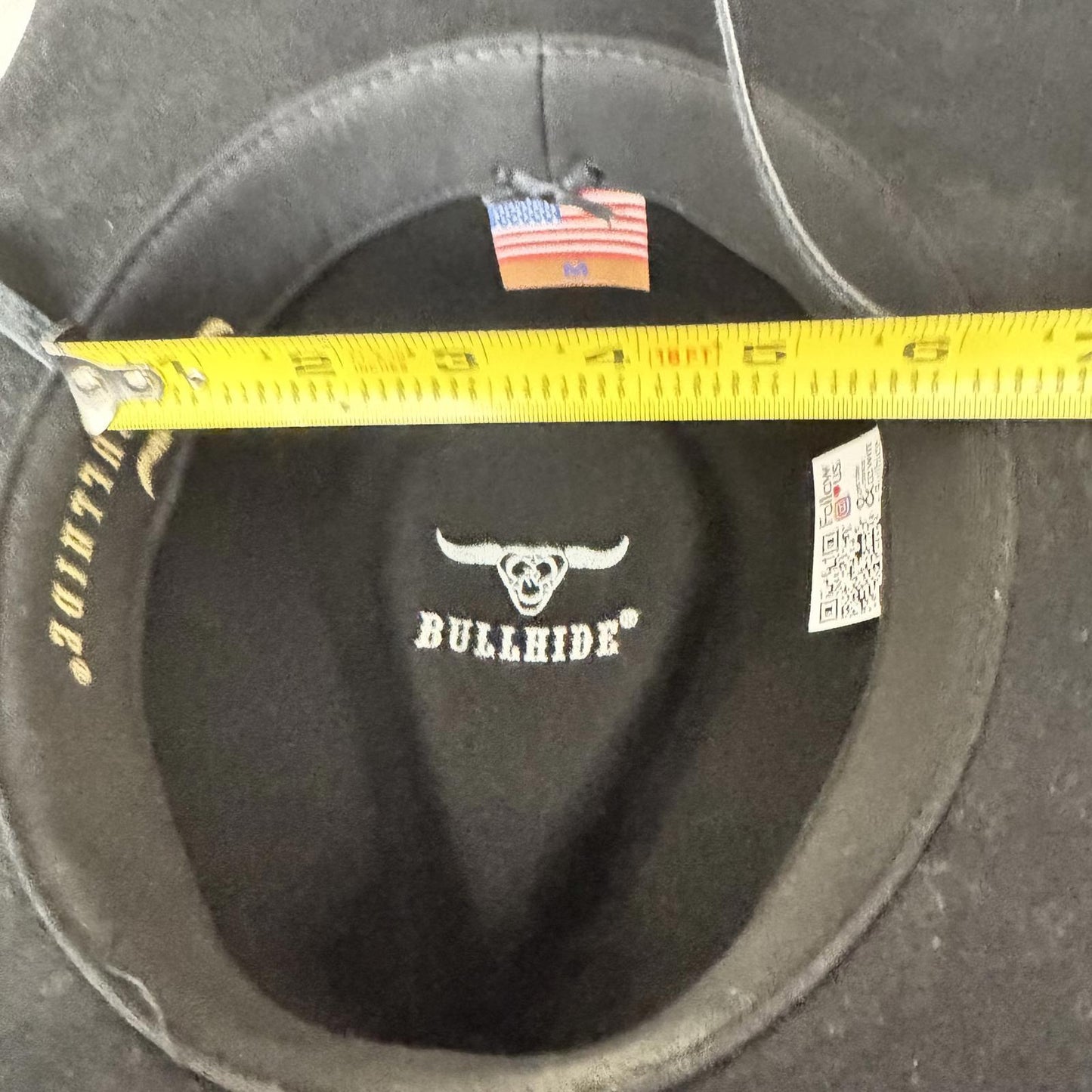 Bullhide Classic Black Cowboy Hat Size Med. 7-1/8
