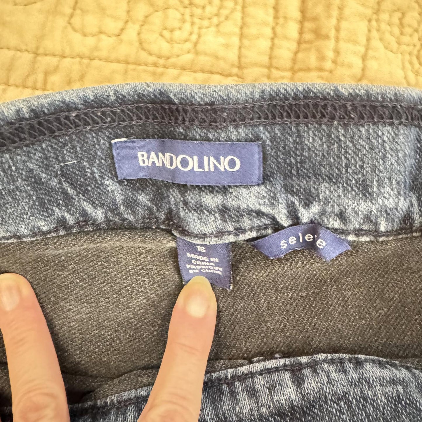 Bandolino Women's Slim Fit Jeans - Size 16, Stylish and Comfortable