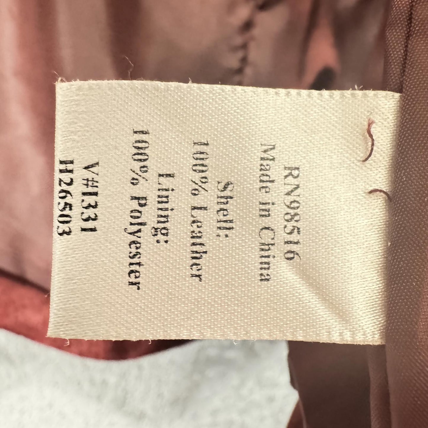 Coldwater Creek Burgandy Red Suede Leather Blazer Jacket – Women’s Size L