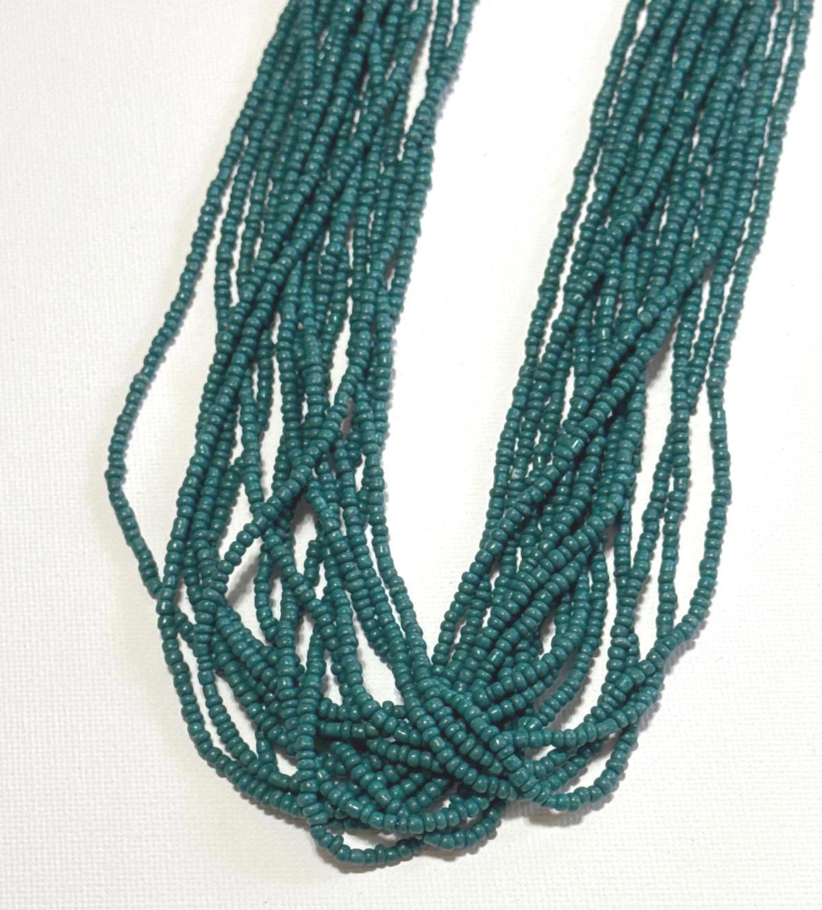 Boho Multi-Strand Beaded Necklace – Rustic Tribal Layered Jewelry