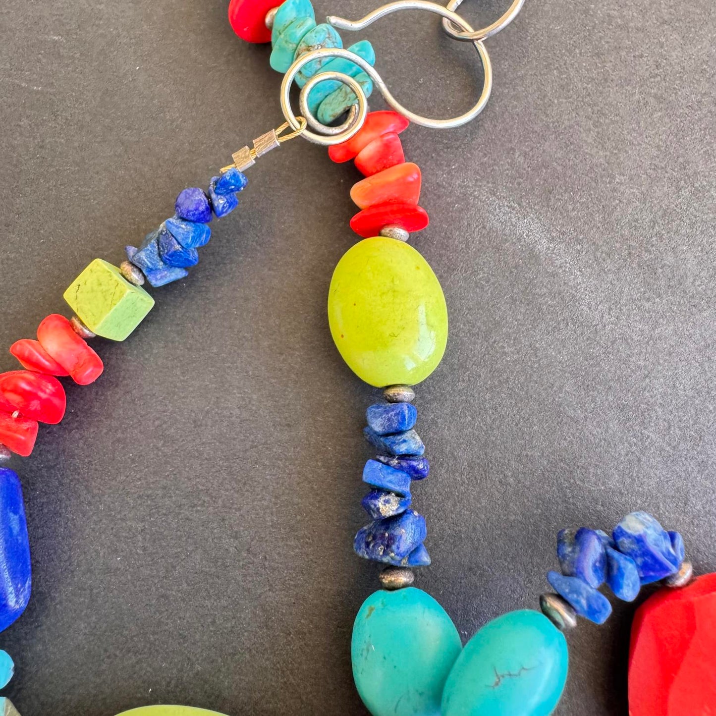 Colorful Multi-Stone Boho Necklace