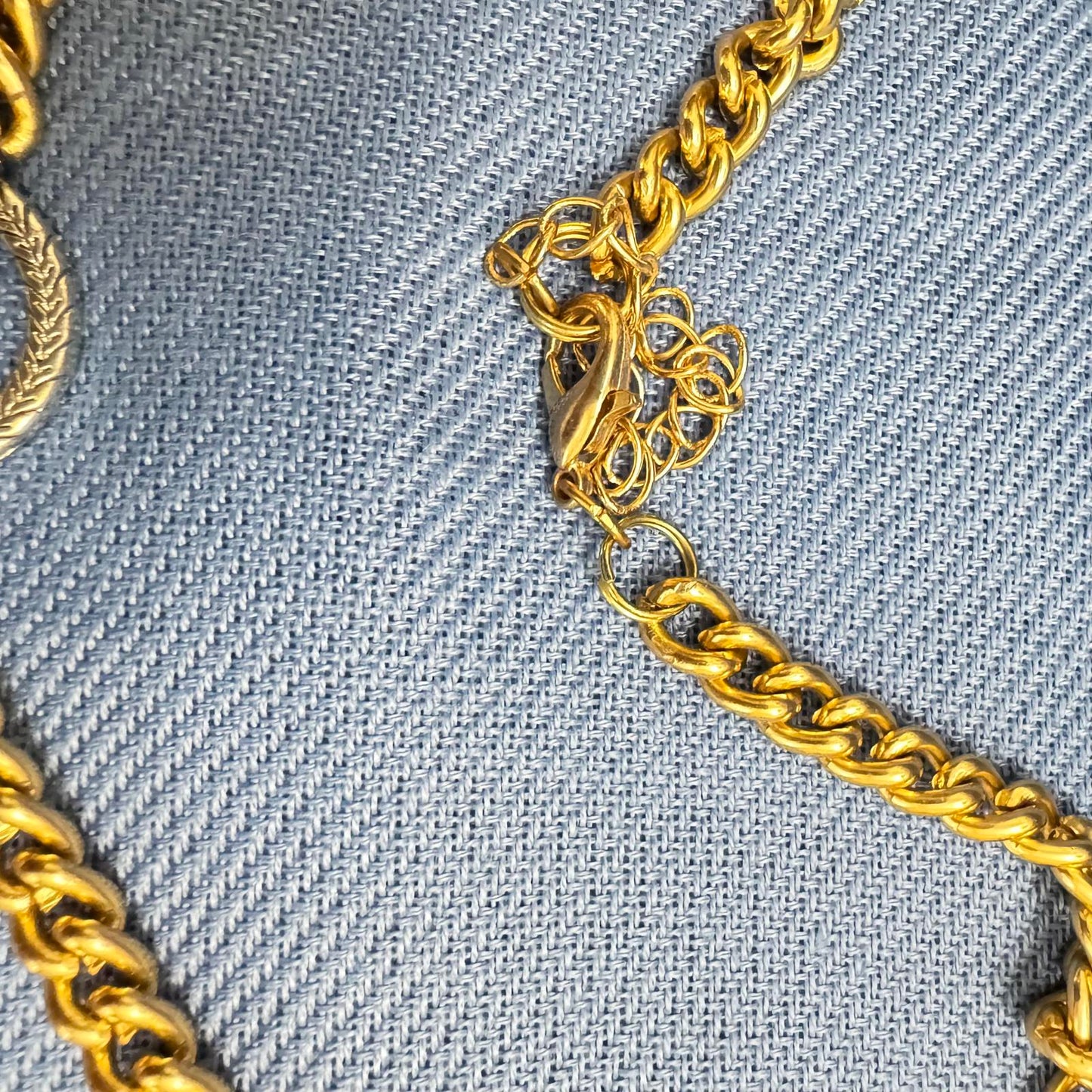 Handcrafted Reclaimed Material Brass Horse Pendant & Tassel Necklace Mixed Metal