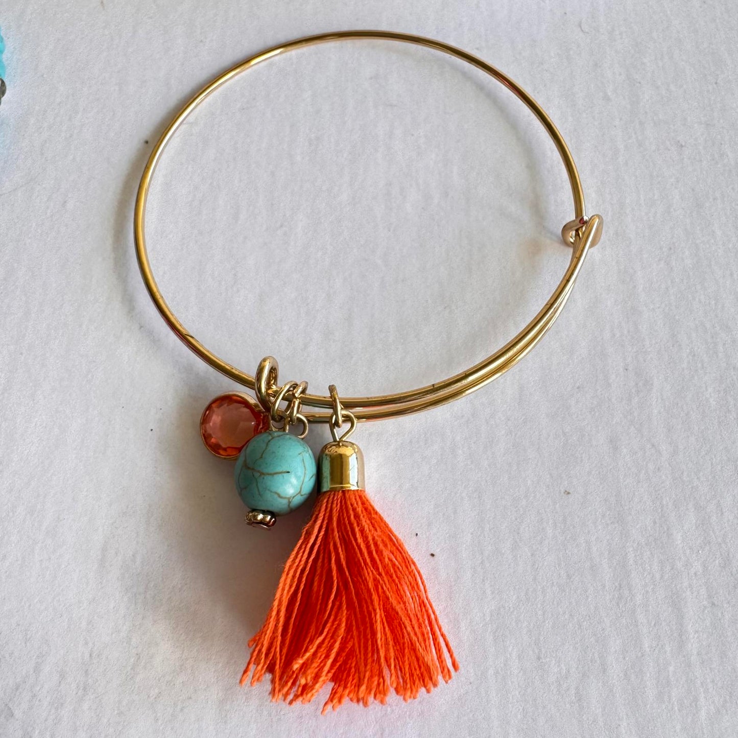 Boho Chic Tassel Bracelet Set Beachy Style