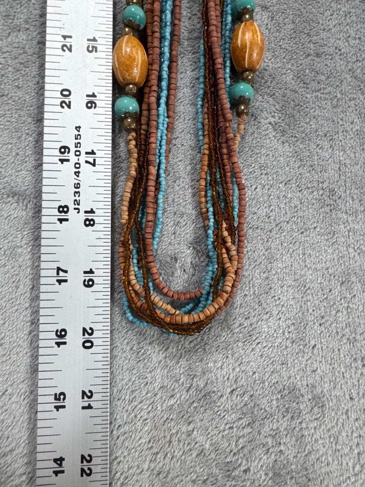 Bohemian Multi-Layer Beaded Necklace