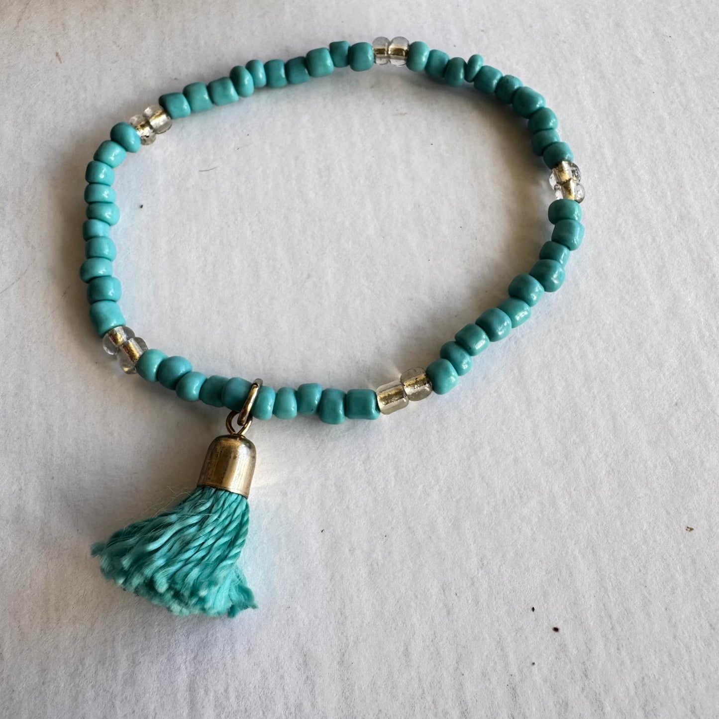 Boho Chic Tassel Bracelet Set Beachy Style