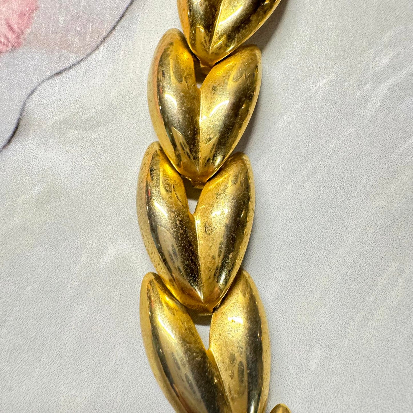 Vintage Gold tone Statement Necklace