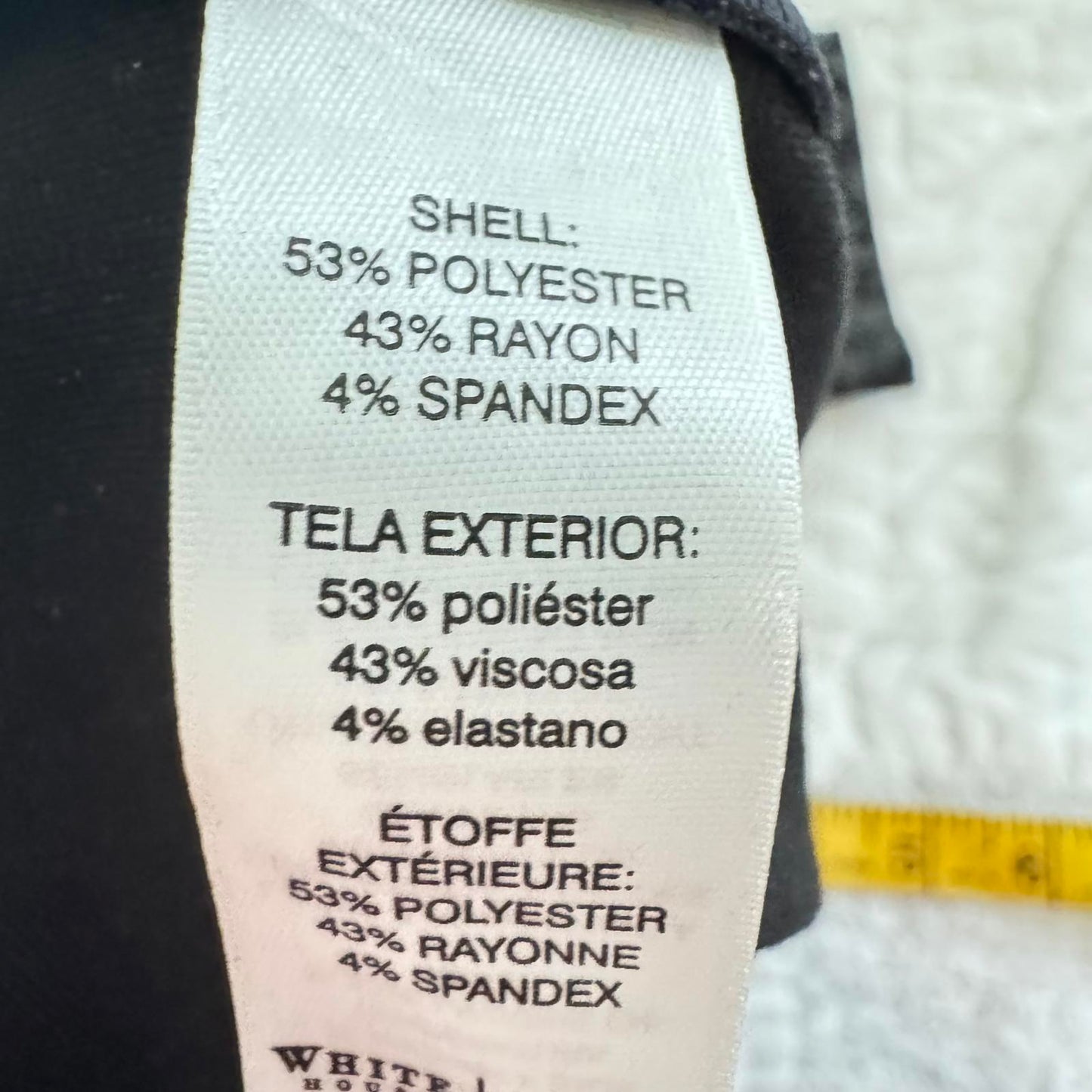 White House Black Market Black and Gray Leggings Size S