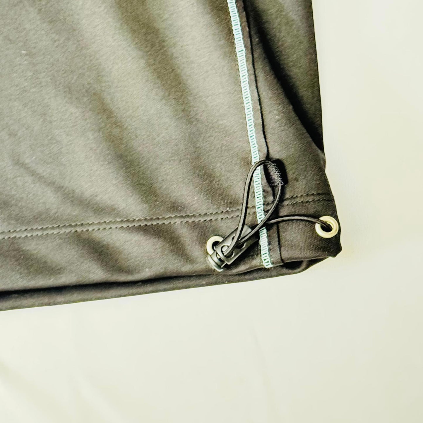 NWT Tangerine Gray Athletic Pants Women’s L Drawstring Track Pants Zip Hem Sport