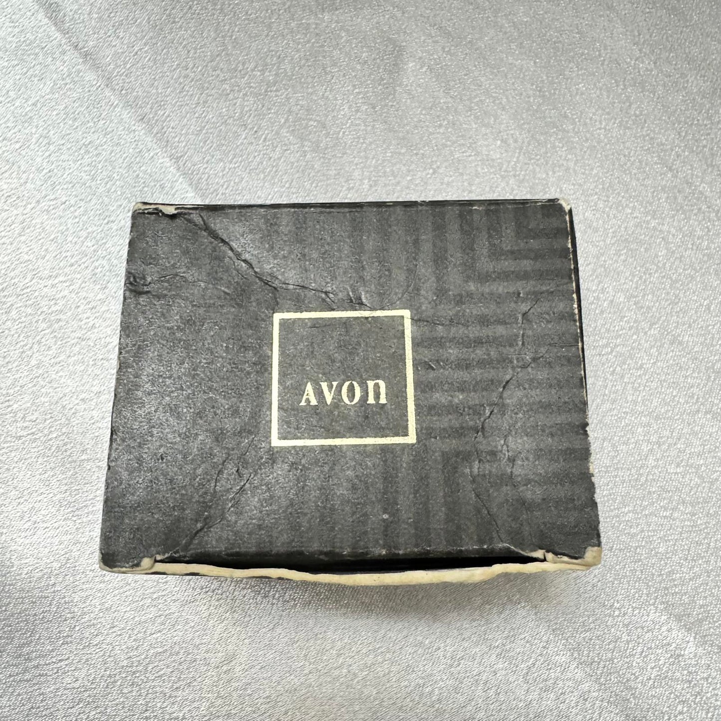Vintage Avon Heart Brooch with Amethyst Gemstone Still in Box NWOT