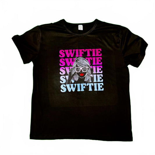 Swiftie Graphic Tee Shirt XL Black Fan T-Shirt Unisex Polyester Pop Music Gift