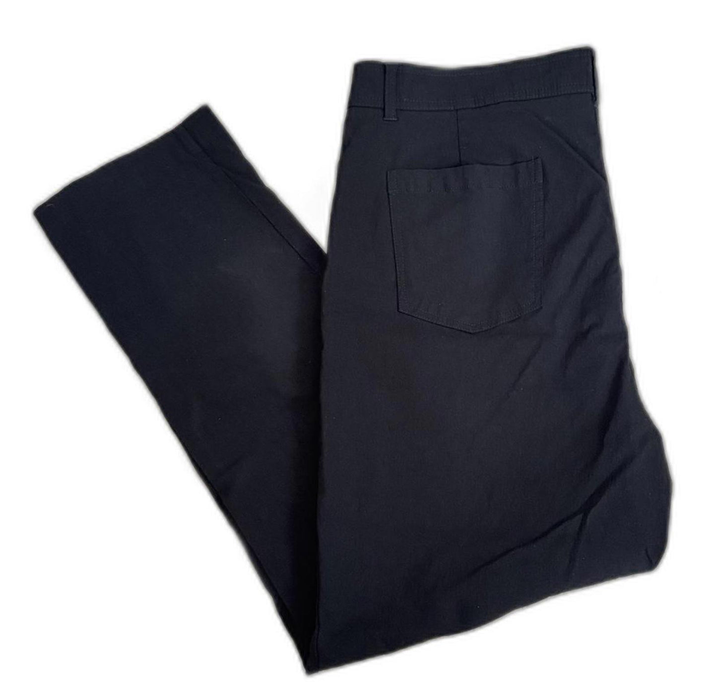 Glimpse Women's Black Casual Stretch Pants - Size 16 Glimpse