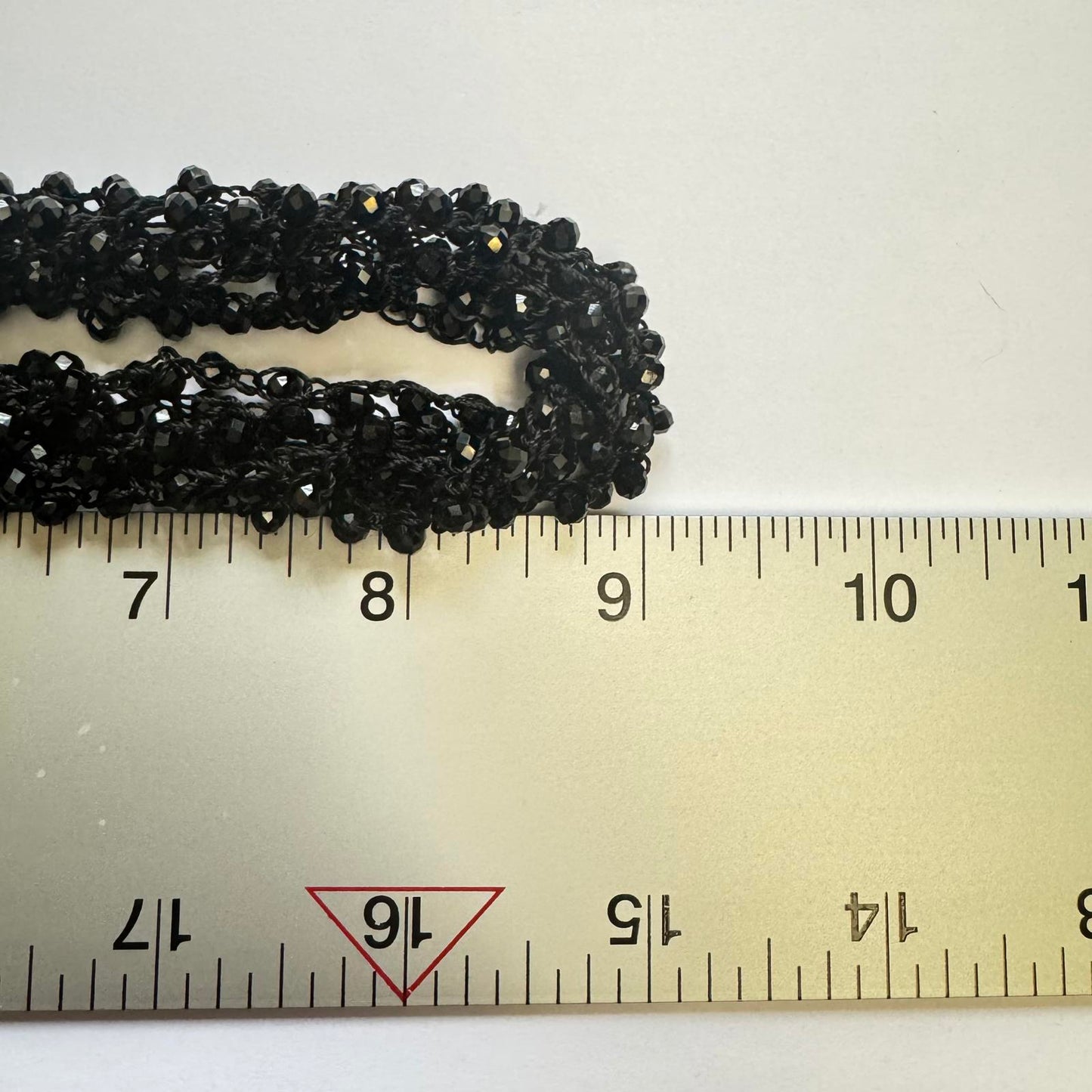 Elegant Multi-Layer Black Beaded Necklace