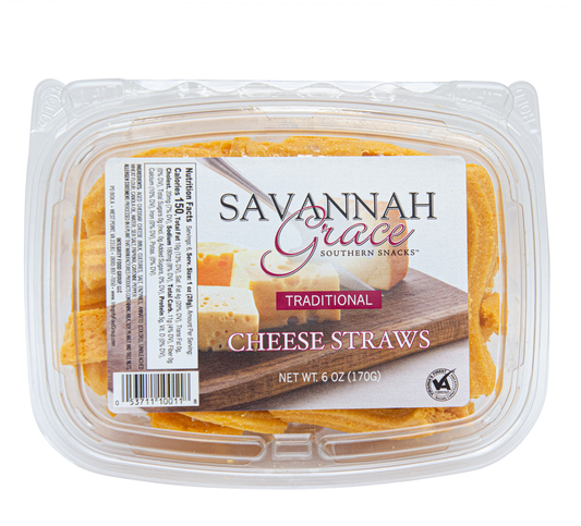 Traditional Cheese Straws 6 oz Tub