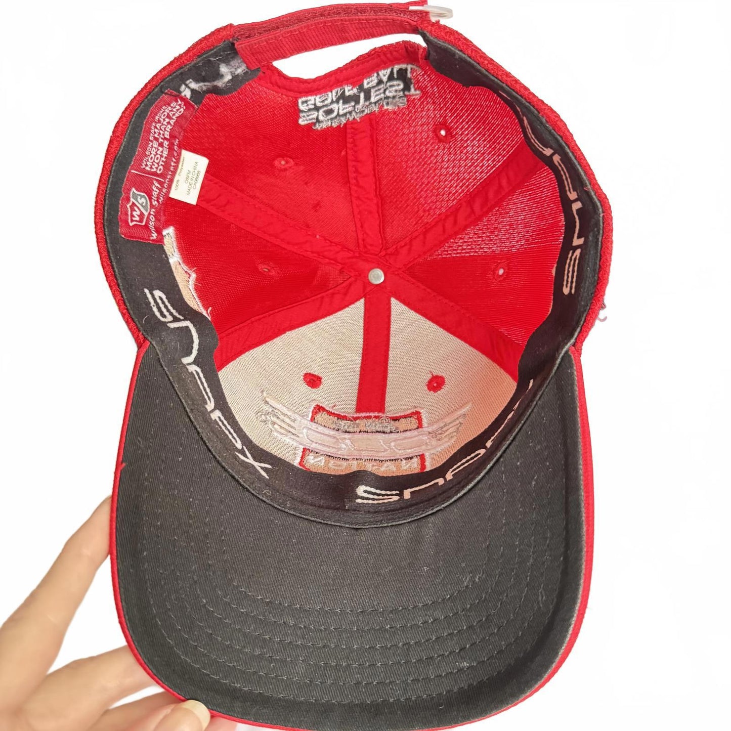 Duo Nation Red Baseball Hat – Team Style – Adjustable Strapback Cap