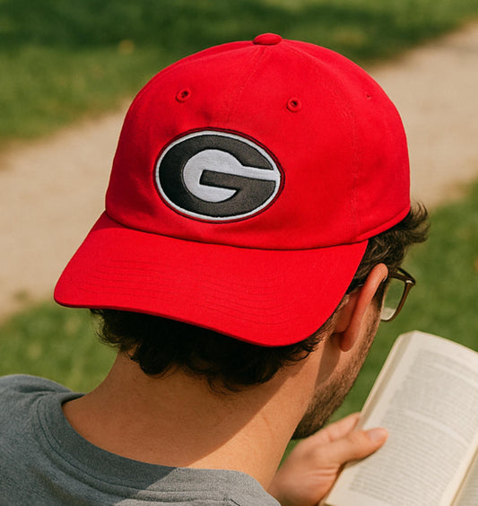 Georgia Bulldogs NCAA Red Cap – Embroidered UGA Logo – Adjustable Fan Hat