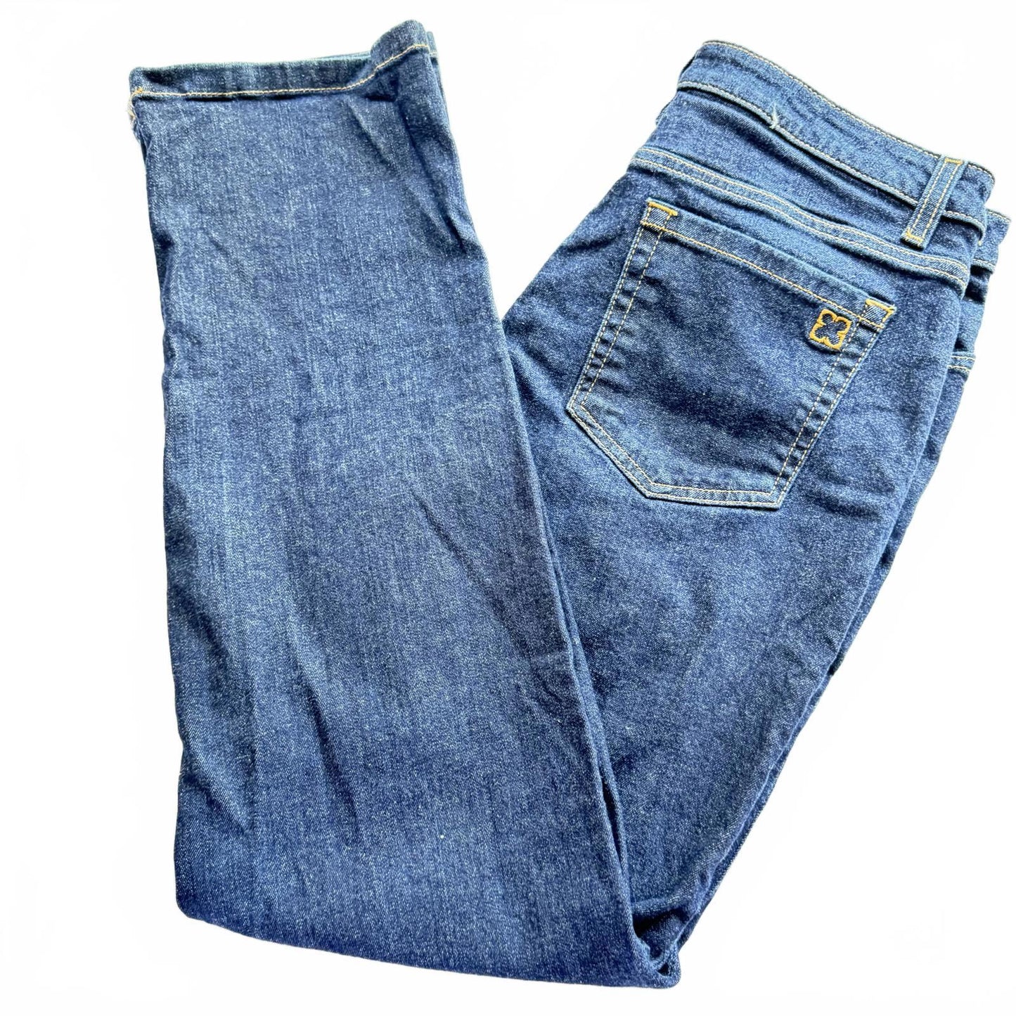 Liz Claiborne Jackie Jeans Women’s 14S Blue Bootcut Denim Stretch Mid Rise Logo