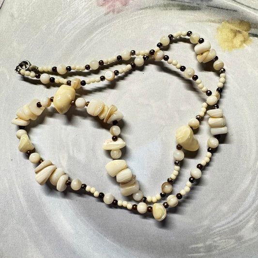 Chic Natural Stone Beaded Necklace