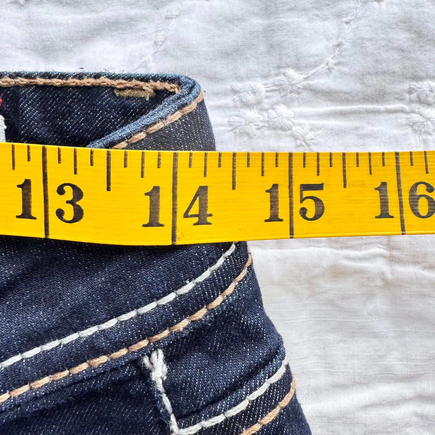 U.S. Polo Assn. Girls Jeans Size 5/6 Blue Stretch Skinny Denim Embroidered Back