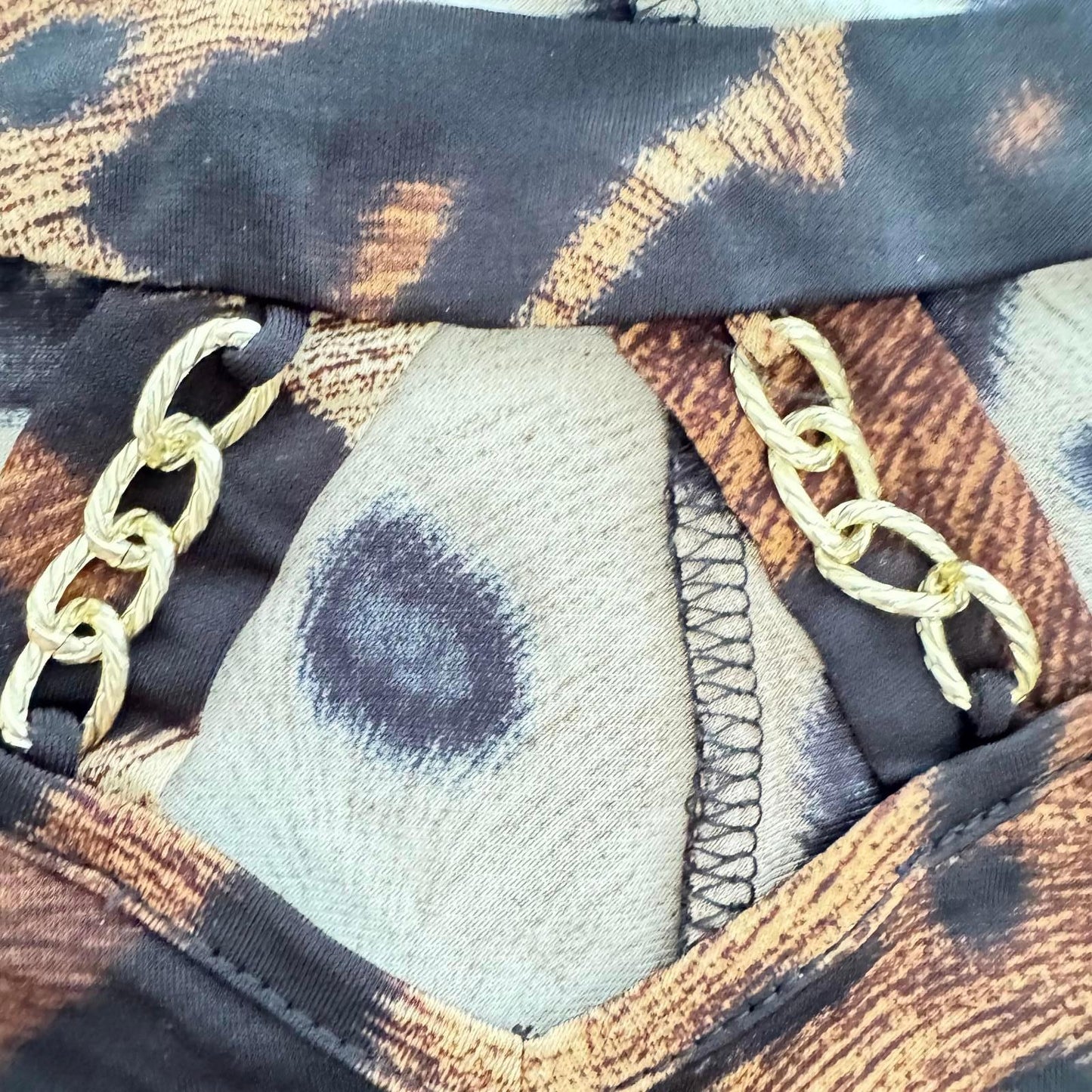 Adele & May Leopard Print Blouse - XL - Trendy Animal Print Top