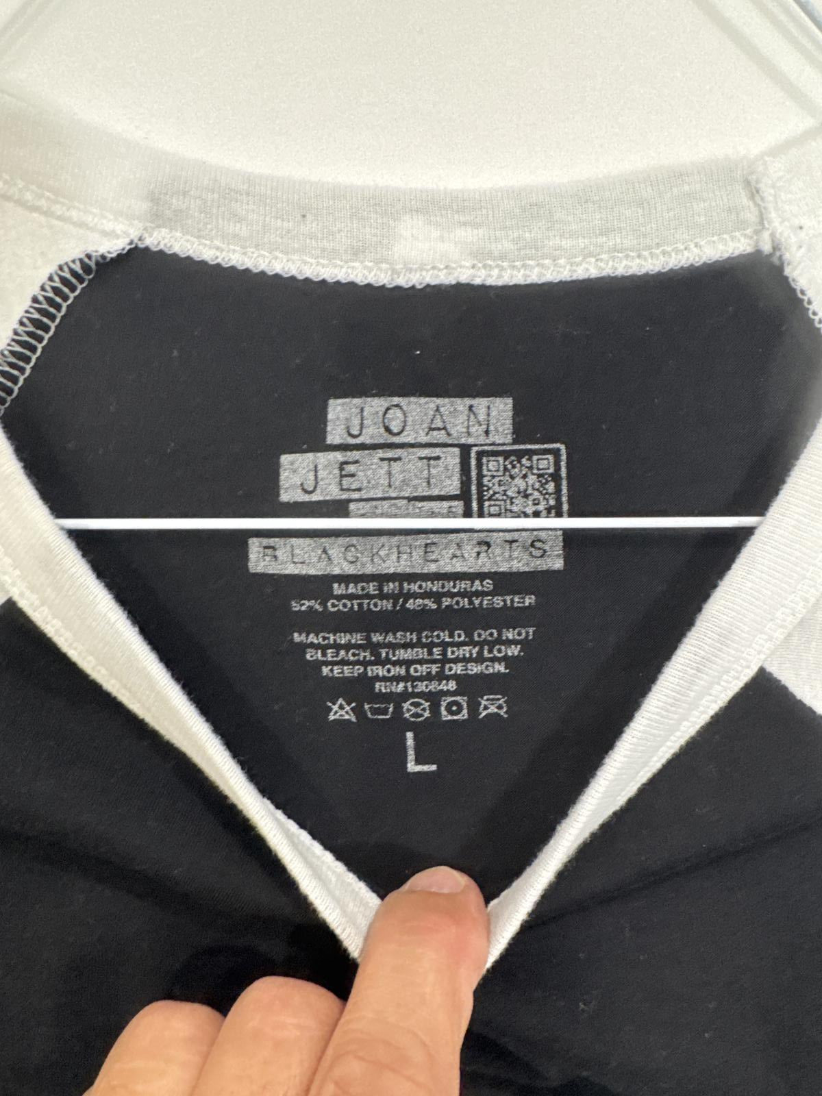 Joan Jett & The Blackhearts Women's 3/4 Sleeve Tee Size L 