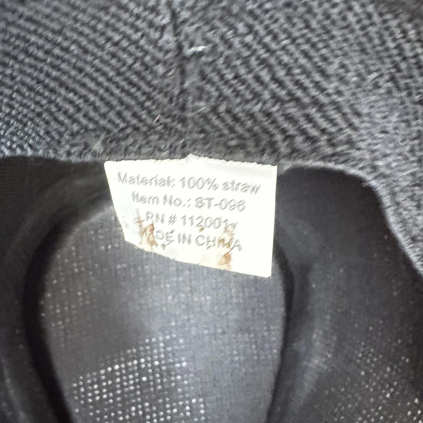 Stylish Fort Worth Stockyards Cowboy Hat Straw 7-1/8 approx
