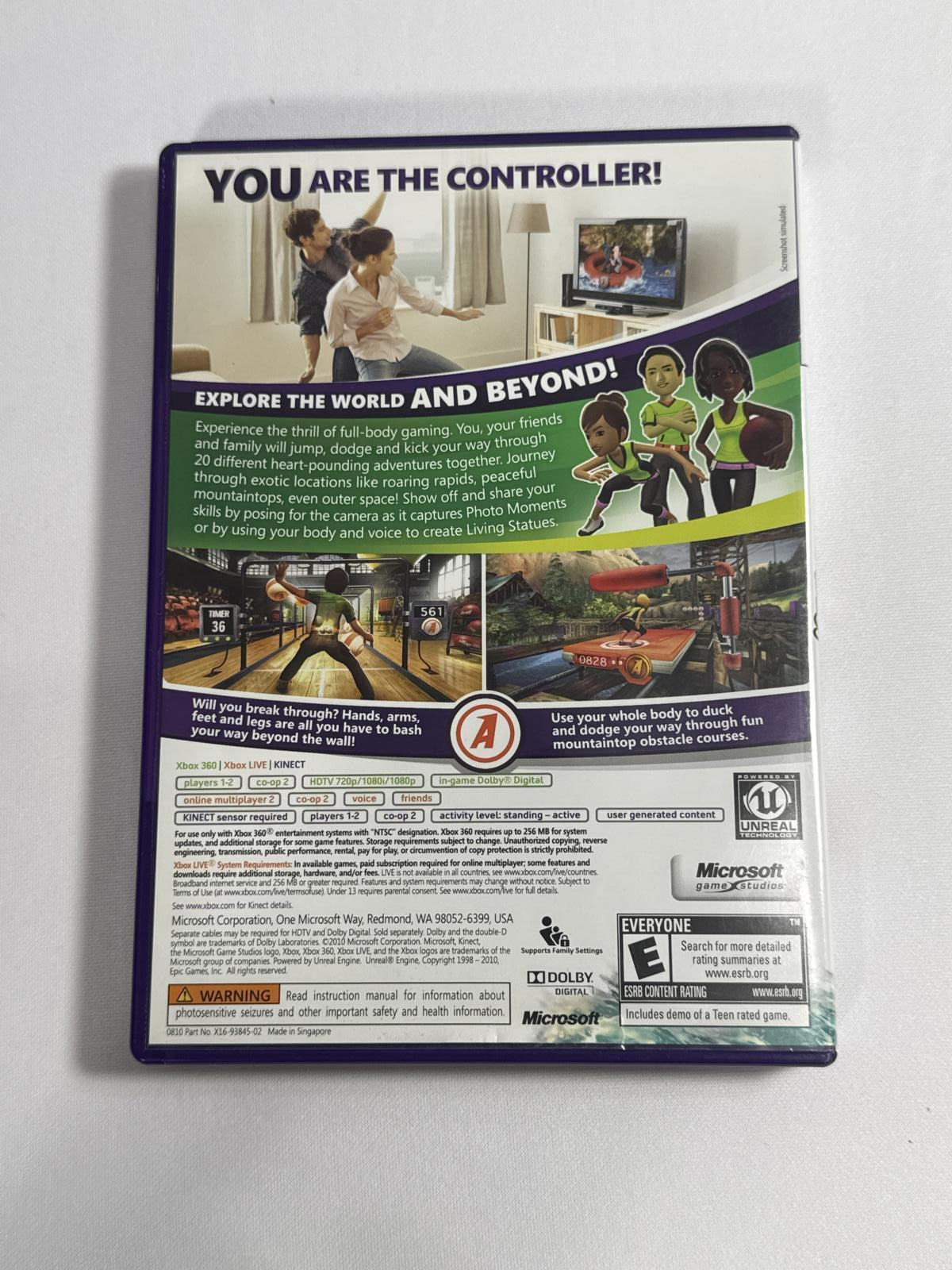 Kinect Adventures! - Xbox 360 Game