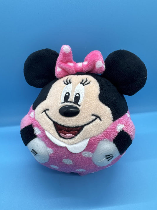 TY Disney Beanie Baby Minnie Mouse Plush Toy - Pink Polka Dot