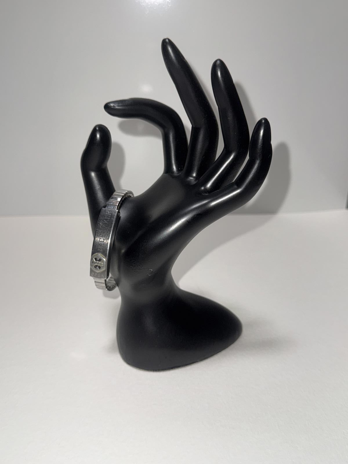 Stainless Steel Adjustable Pacemaker Medic Alert Bracelet