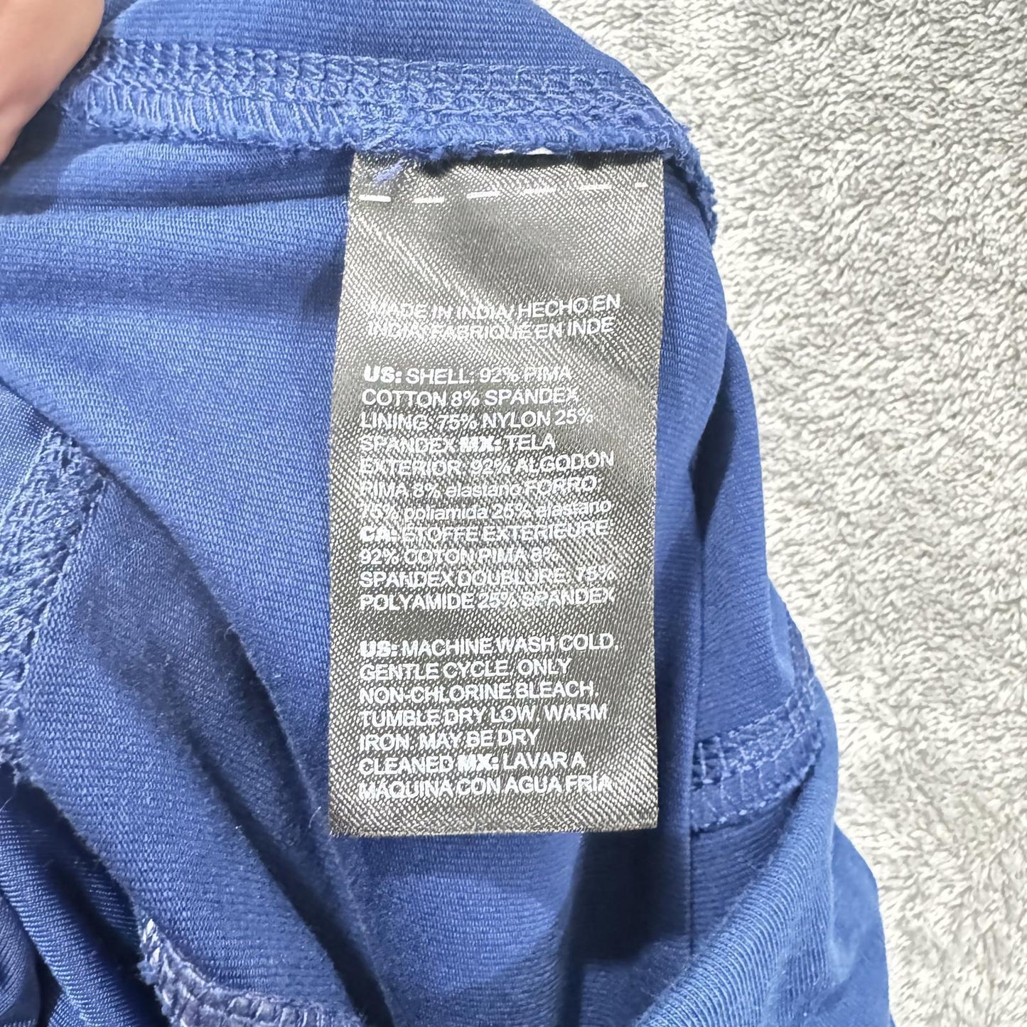 Chico’s Zenergy Blue High-Waisted Leggings – Size 0 (S), Pocket Activewear