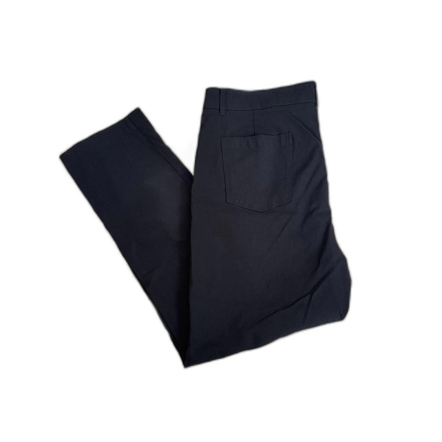 Glimpse Women's Black Stretch Pants - Size 16, Casual & Comfortable