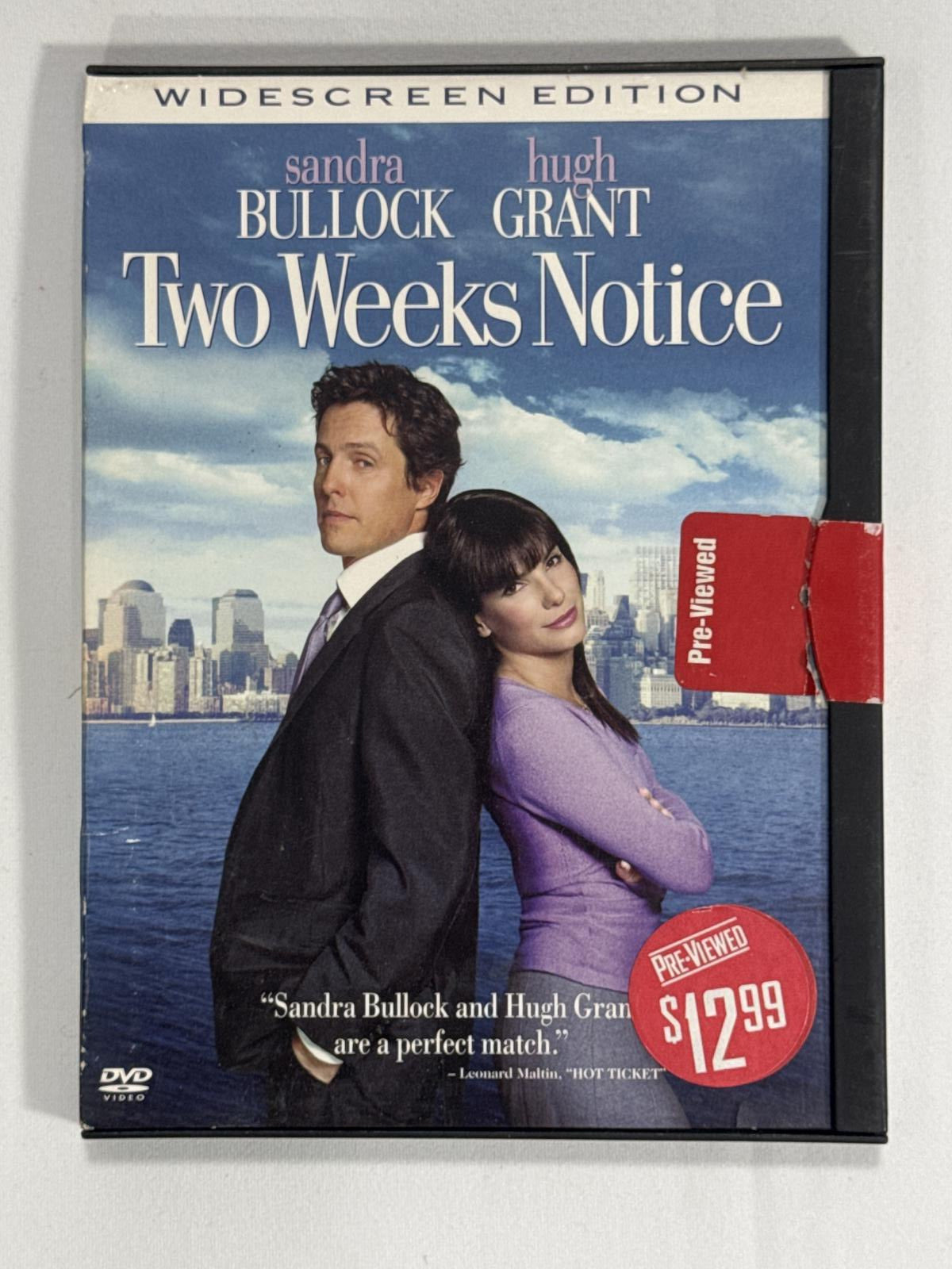 Two Weeks Notice - Widescreen Edition DVD