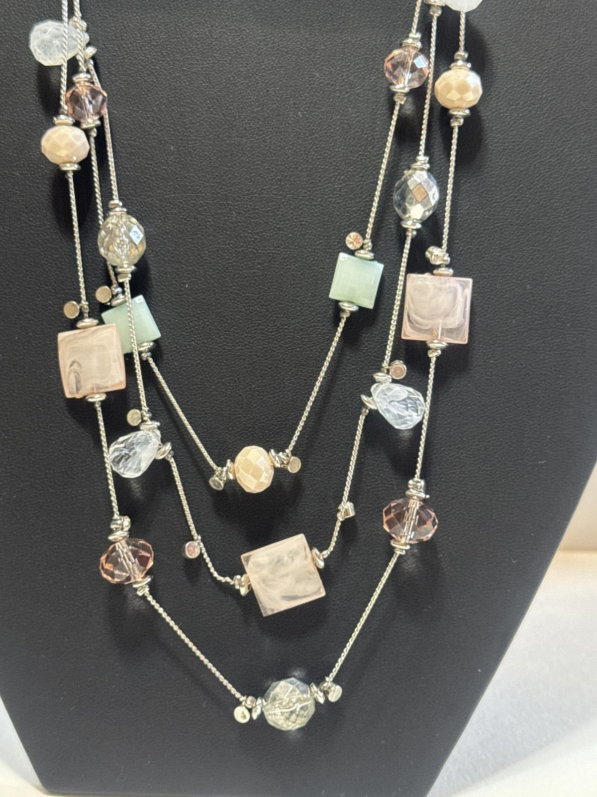 Elegant Multi-Layer Beaded Necklace