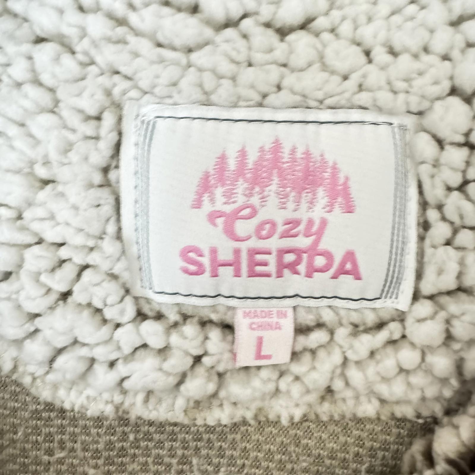 Cozy Sherpa Pullover - Light Ivory, Large