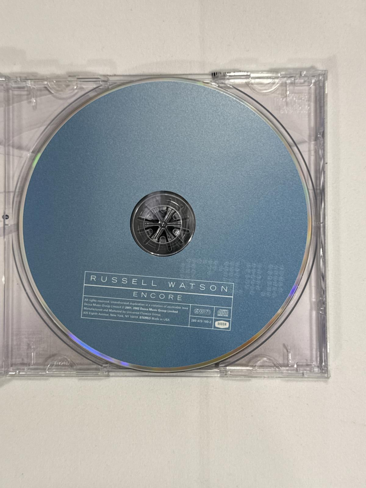 Russell Watson - Encore (The Voice) CD Album