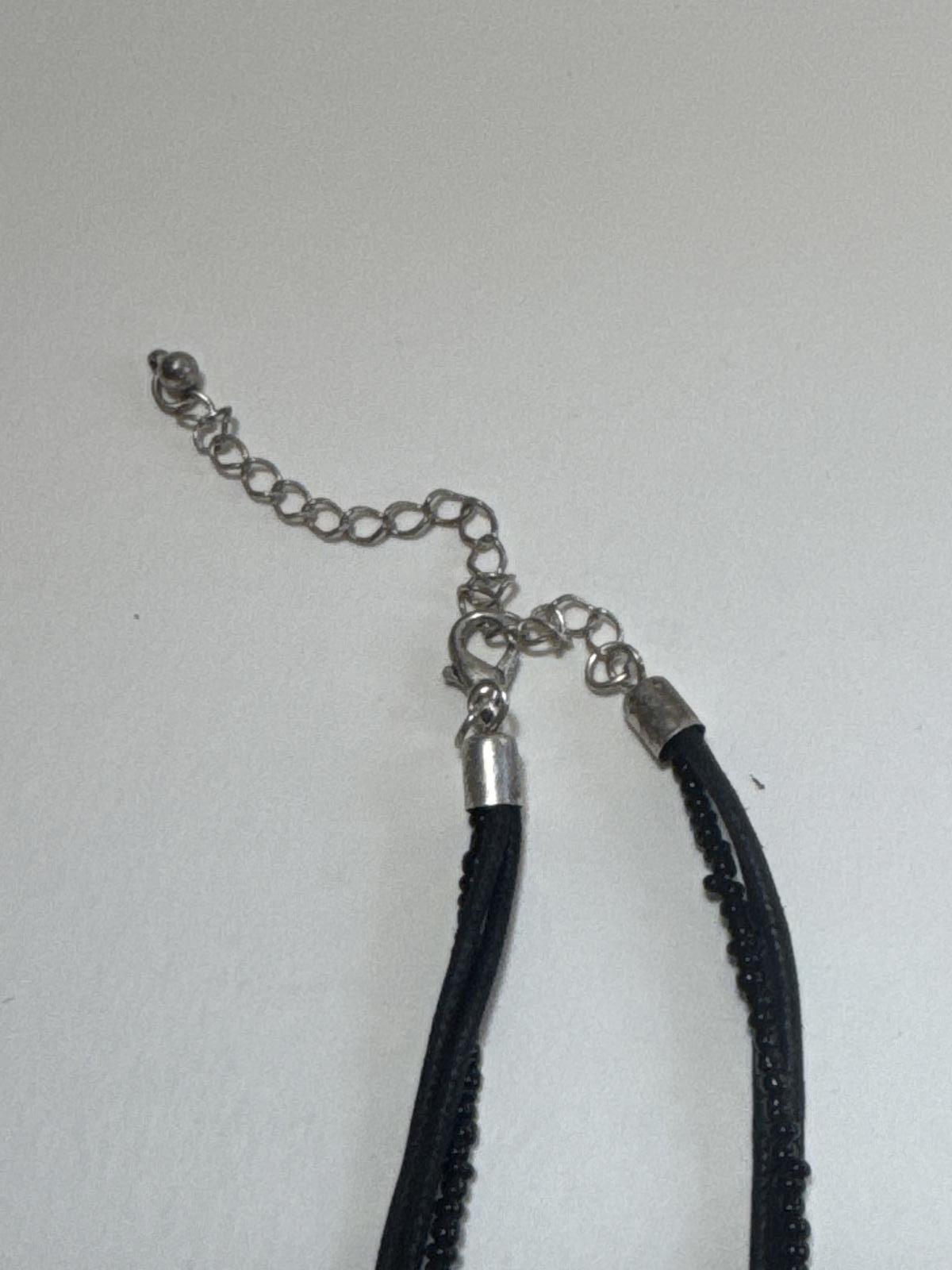 Elegant Black Heart Pendant Necklace BoHo, Gothic, Romantic Style