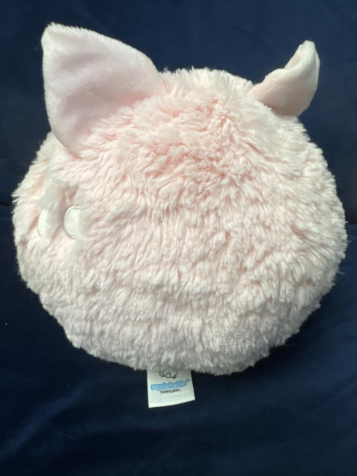 Squishable Mini Baby Pink Pig Plush 7" Holding a Pineapple 