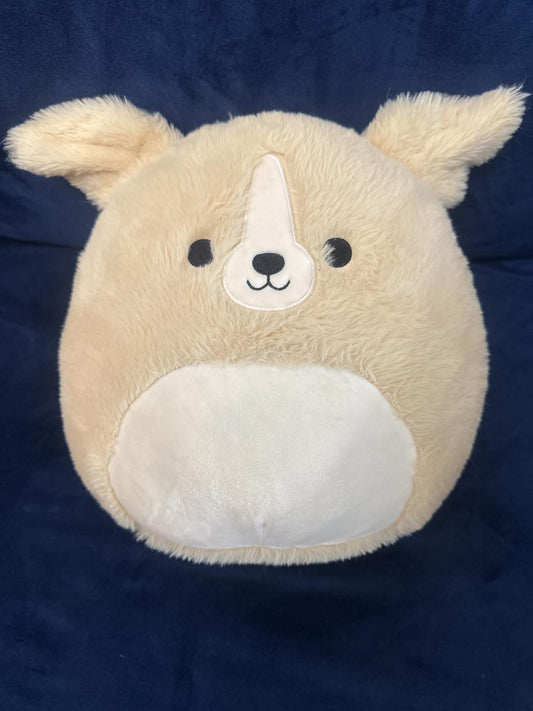 Squishmallows Rare Fuzz-a-Mallows 12” Stevon Golden Retriever Dog Puppy Plush