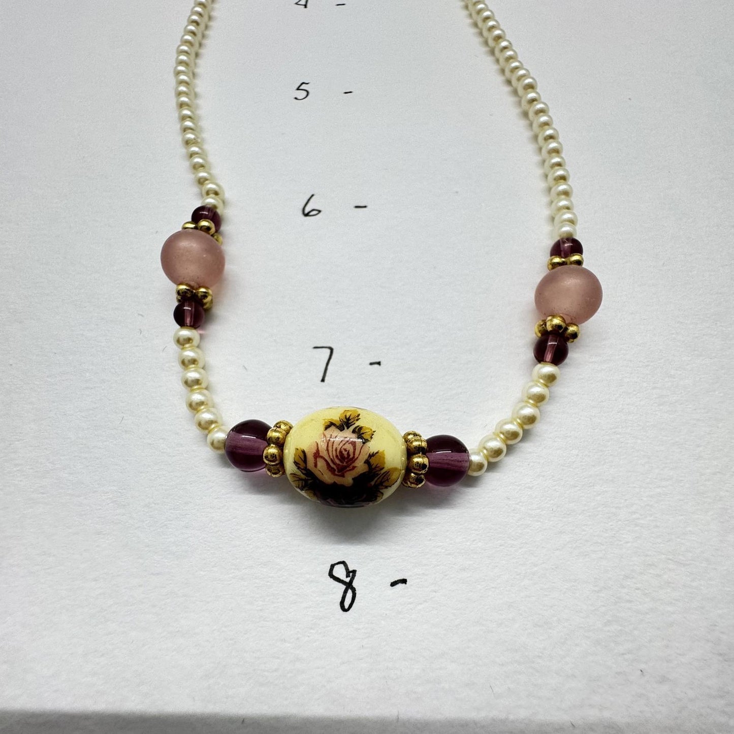 Vintage 1928 Jewelry Co. Pearl & Pink Bead Necklace – Romantic Floral Design