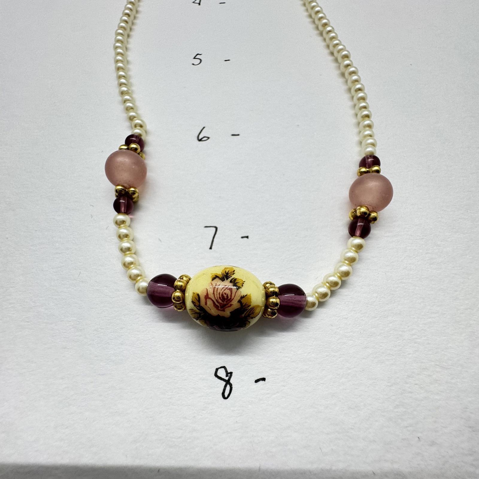 Vintage 1928 Jewelry Co. Pearl & Pink Bead Necklace – Romantic Floral Design